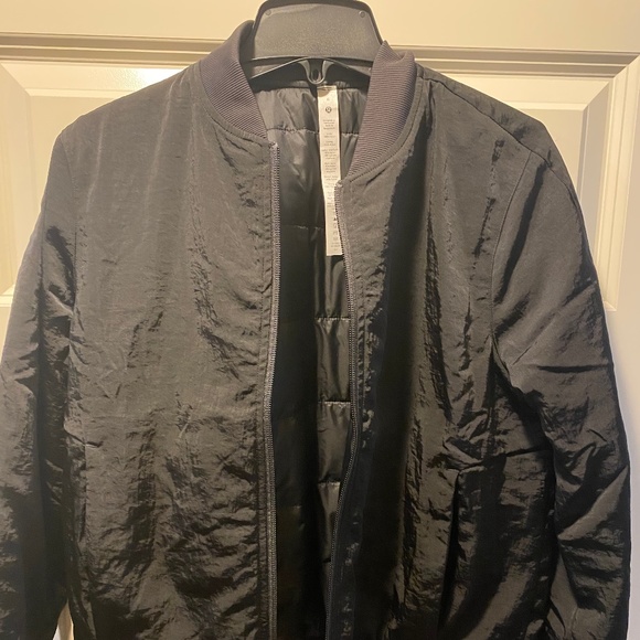 lululemon athletica Jackets & Blazers - Lululemon Non Stop Bomber Jacket in Black, Size 6